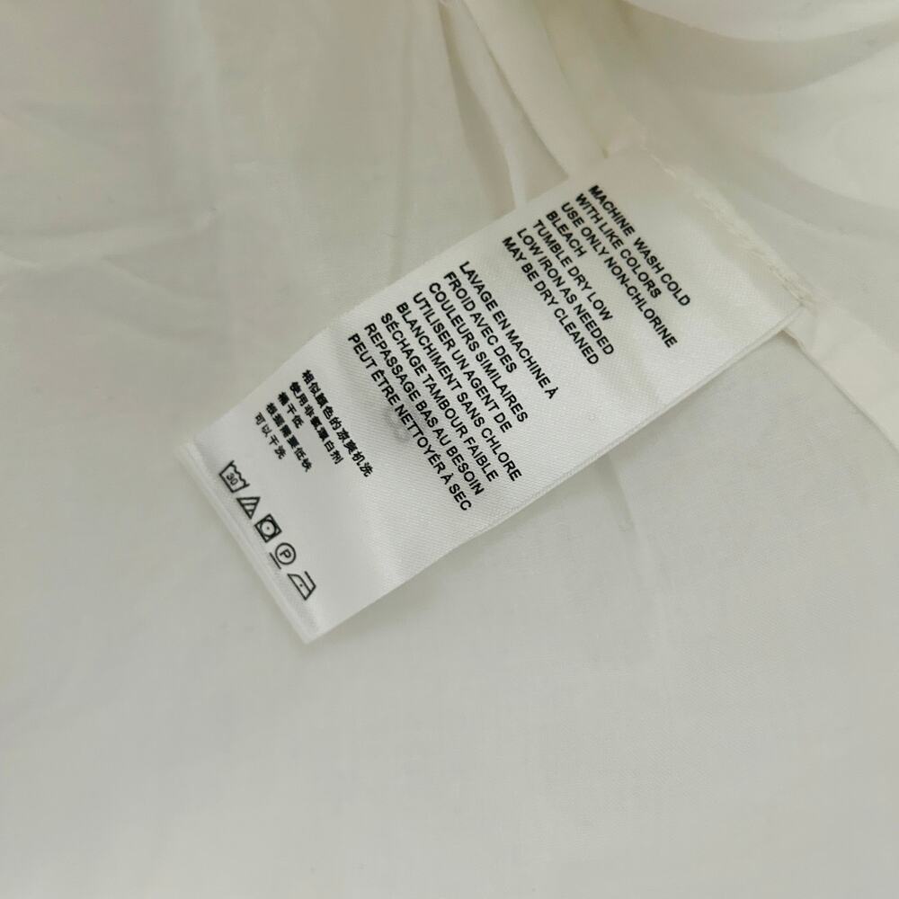 NEW Free People Astrid Optic White Shirt Dress Drop Waist Size Small Womens - Picture 15 of 15